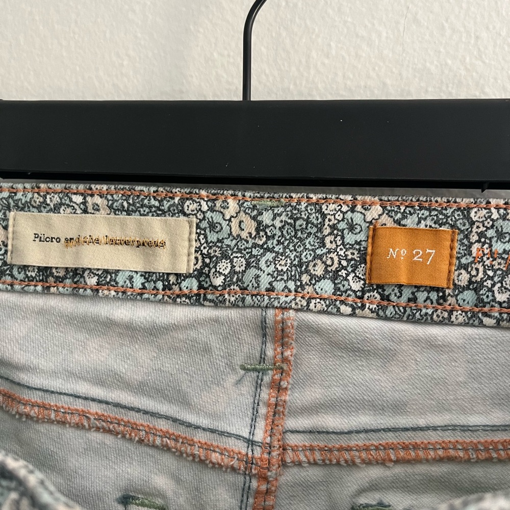 Pilcro & the Letterpress (from Anthropologie) • Floral Jean Pants‎ - Picture 2 of 7